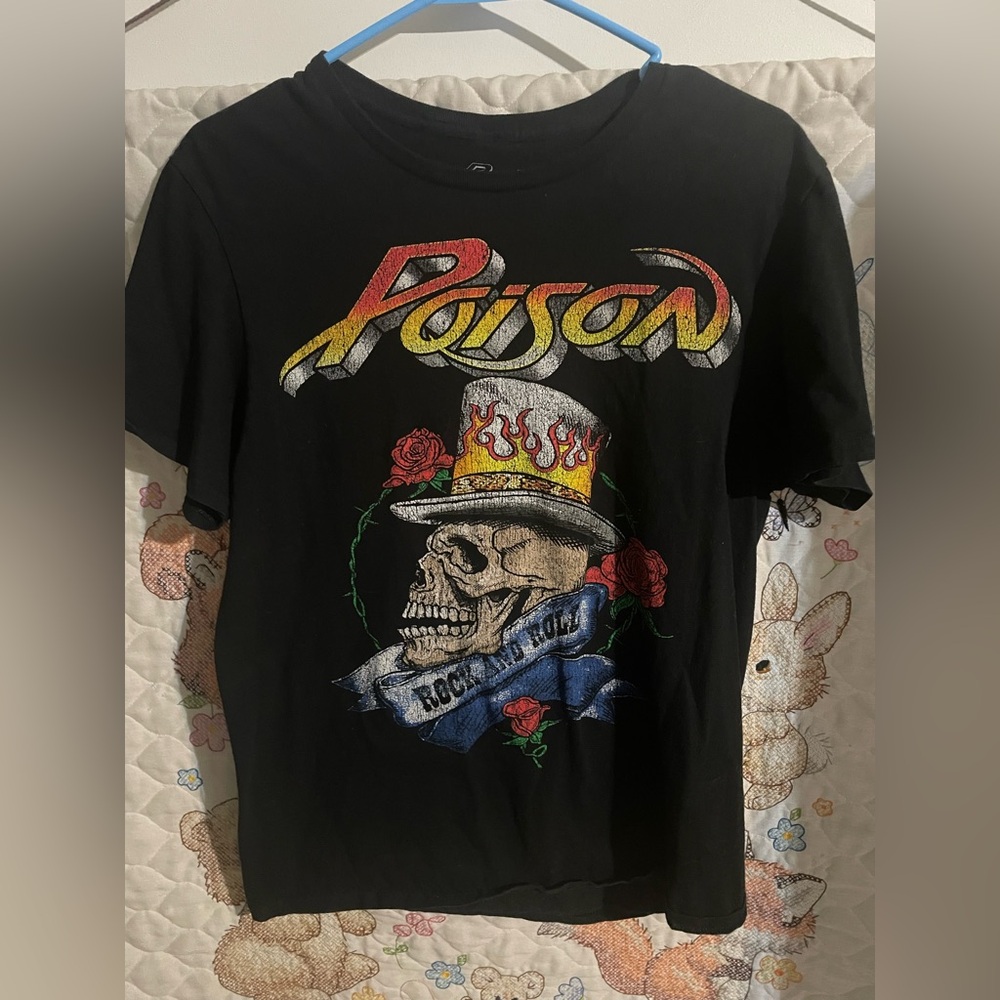 Poison Black Graphic T-Shirt for Women